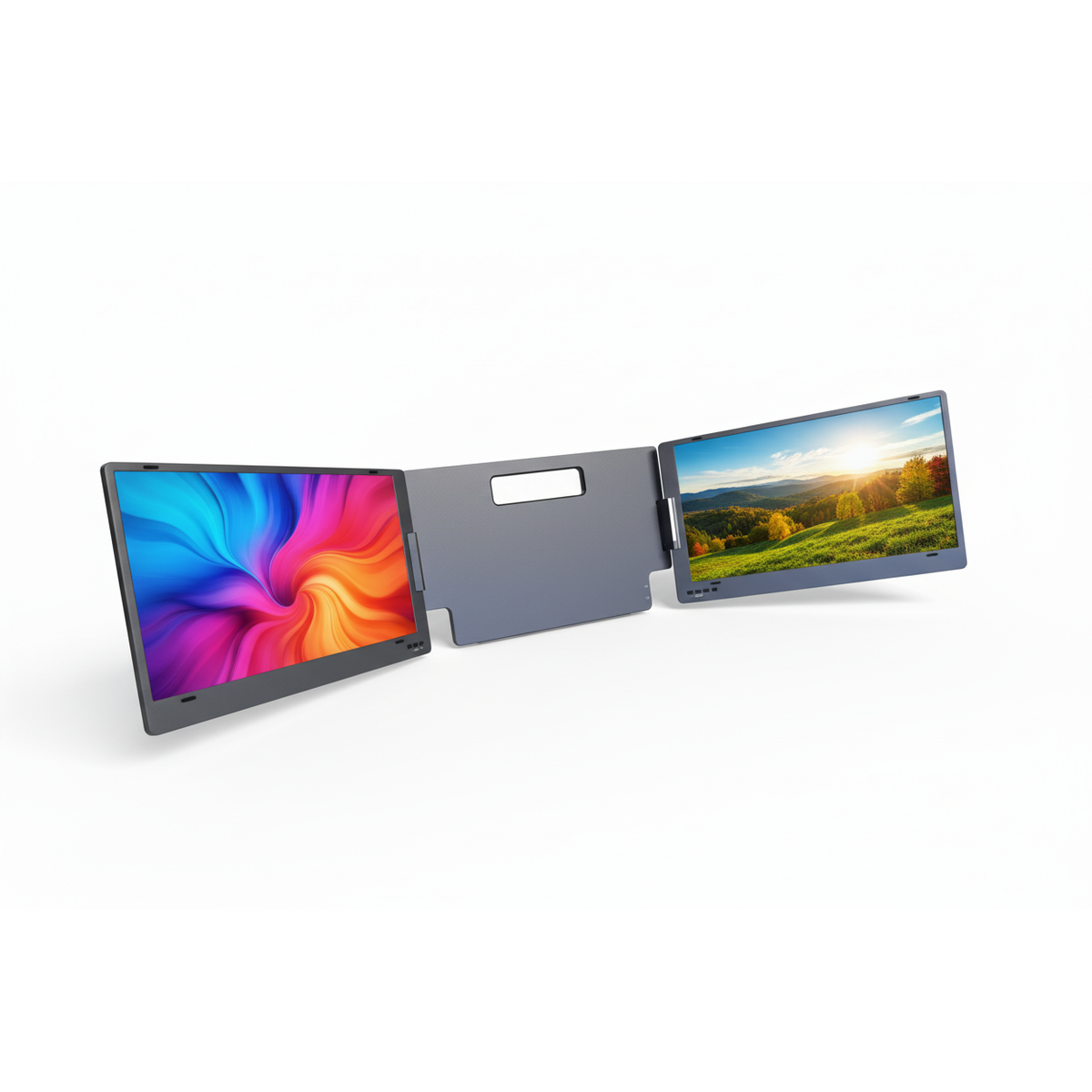 Alu Pro Draagbare Duo Schermuitbreider