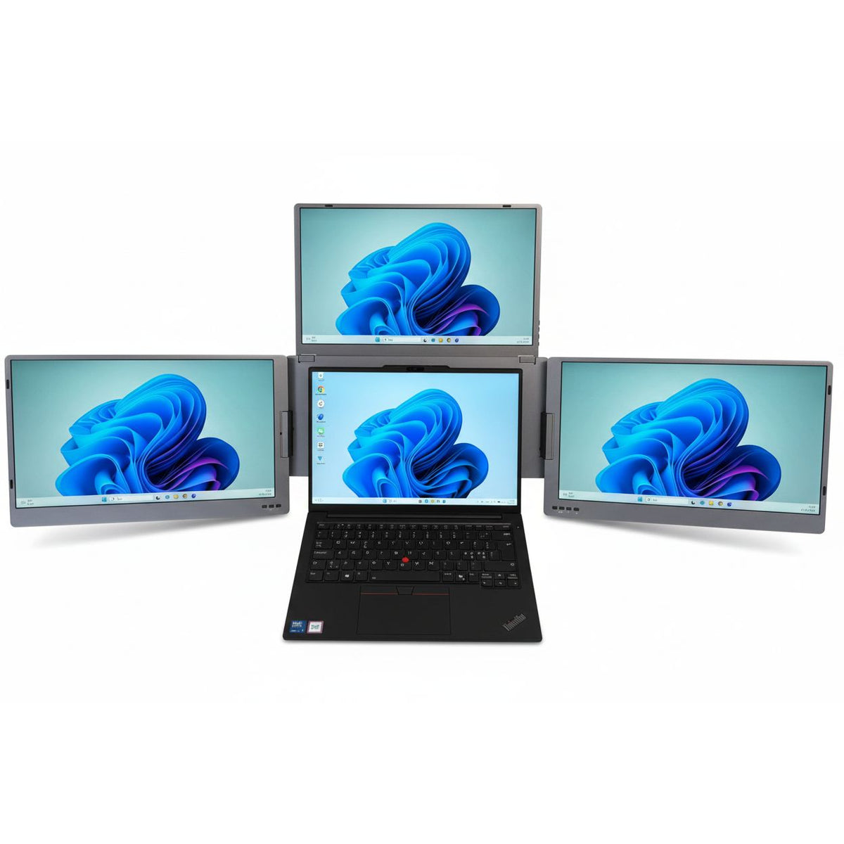 Alu Pro Draagbare Triple Schermuitbreider - 15,6"
