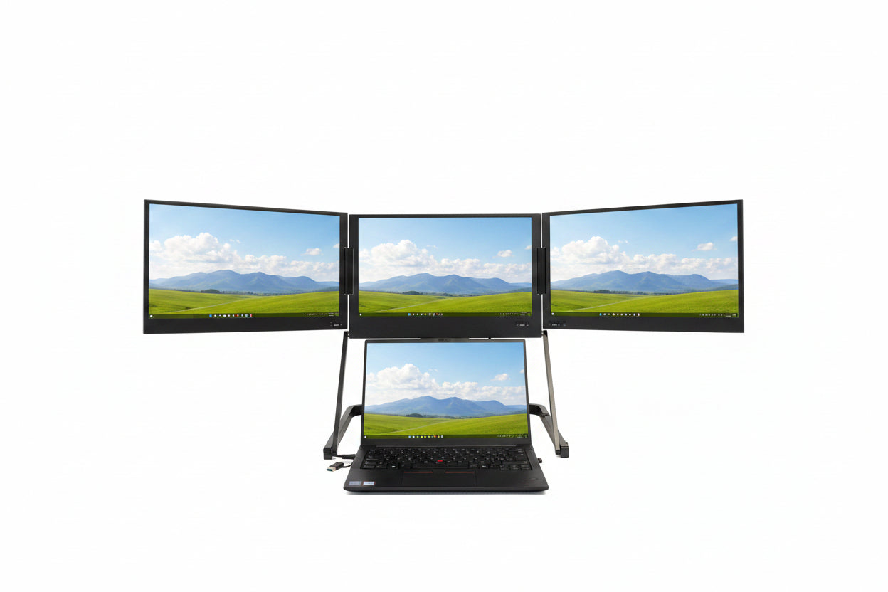 TriCreate drievoudige schermuitbreider – 15,6"
