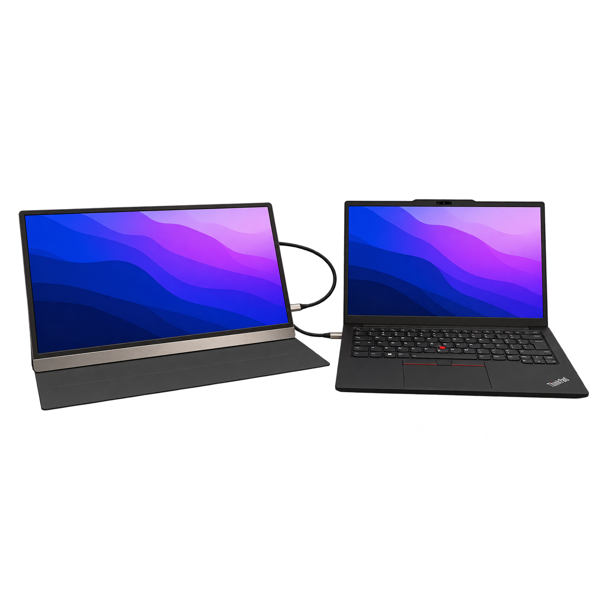 Alu Pro Draagbare Single Schermuitbreider - 15,6"