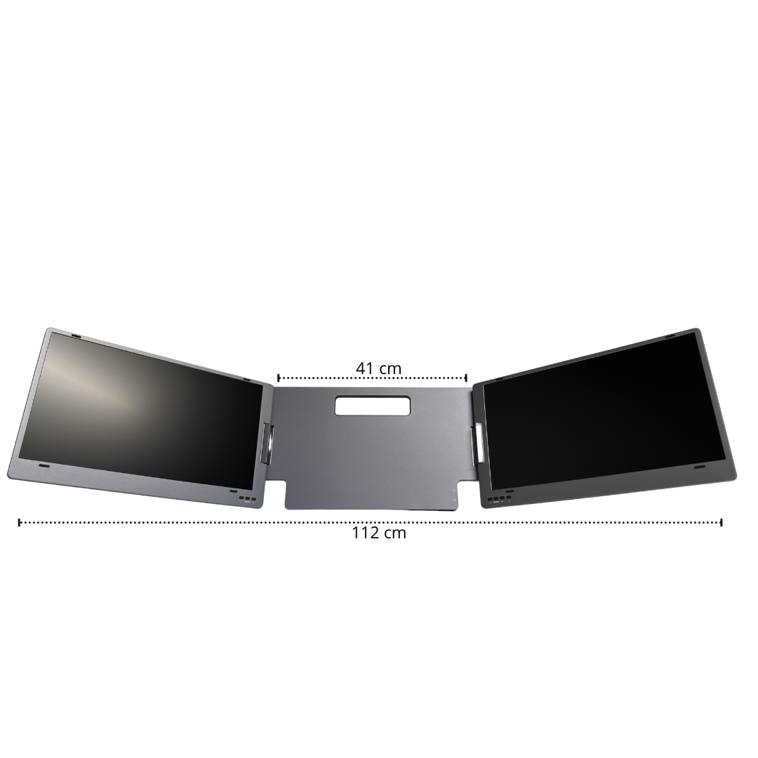 15,6" opengeklapt