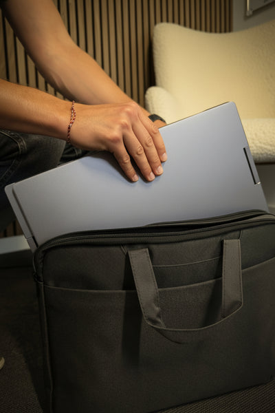Laptop- og skærmtaske med skulderrem